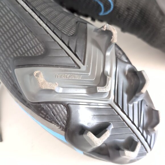 Nike Mercurial Vapor 14 Pro FG Cleats Mens Size 9 Black Black Iron Blue main image 9